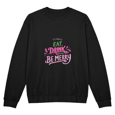 Girly Christmas Graphic Crewneck Sweatshirt