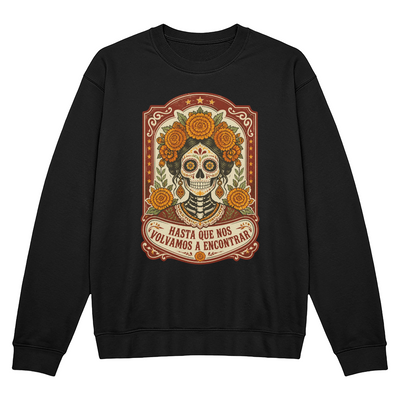 Día de los Muertos La Catrina Marigold Crewneck