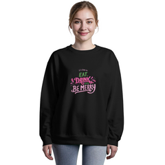 Girly Christmas Graphic Crewneck Sweatshirt