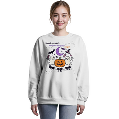 Spooky Sweet Mother-Daughter Halloween Sweatshirt - Halloween Crewneck Sweater