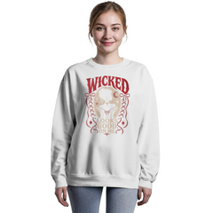 Wicked Looks Good on Me Witchy Halloween Crewneck Sweatshirt