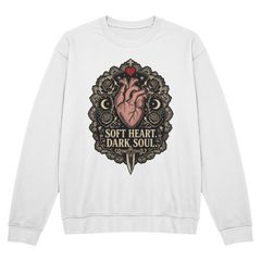 Soft Heart Dark Soul Gothic Anatomical Heart Sweatshirt