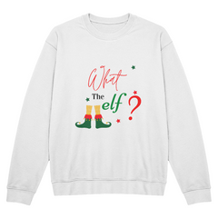 What Elf? Funny Christmas Elf Crewneck Sweatshirt