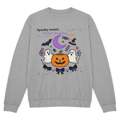 Spooky Sweet Mother-Daughter Halloween Sweatshirt - Halloween Crewneck Sweater