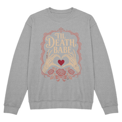 'Til Death, Babe Gothic Romance Crewneck Sweatshirt
