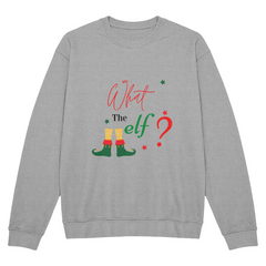 What Elf? Funny Christmas Elf Crewneck Sweatshirt
