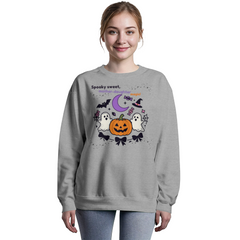 Spooky Sweet Mother-Daughter Halloween Sweatshirt - Halloween Crewneck Sweater