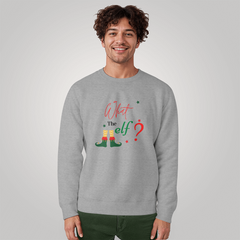 What Elf? Funny Christmas Elf Crewneck Sweatshirt