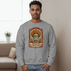 Día de los Muertos La Catrina Marigold Crewneck