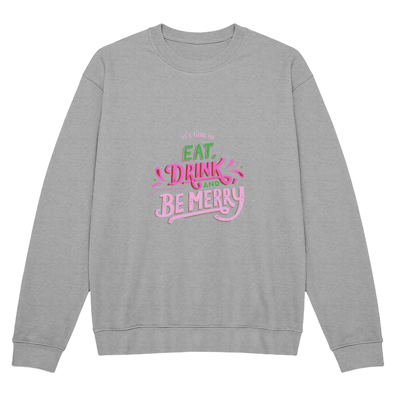 Girly Christmas Graphic Crewneck Sweatshirt